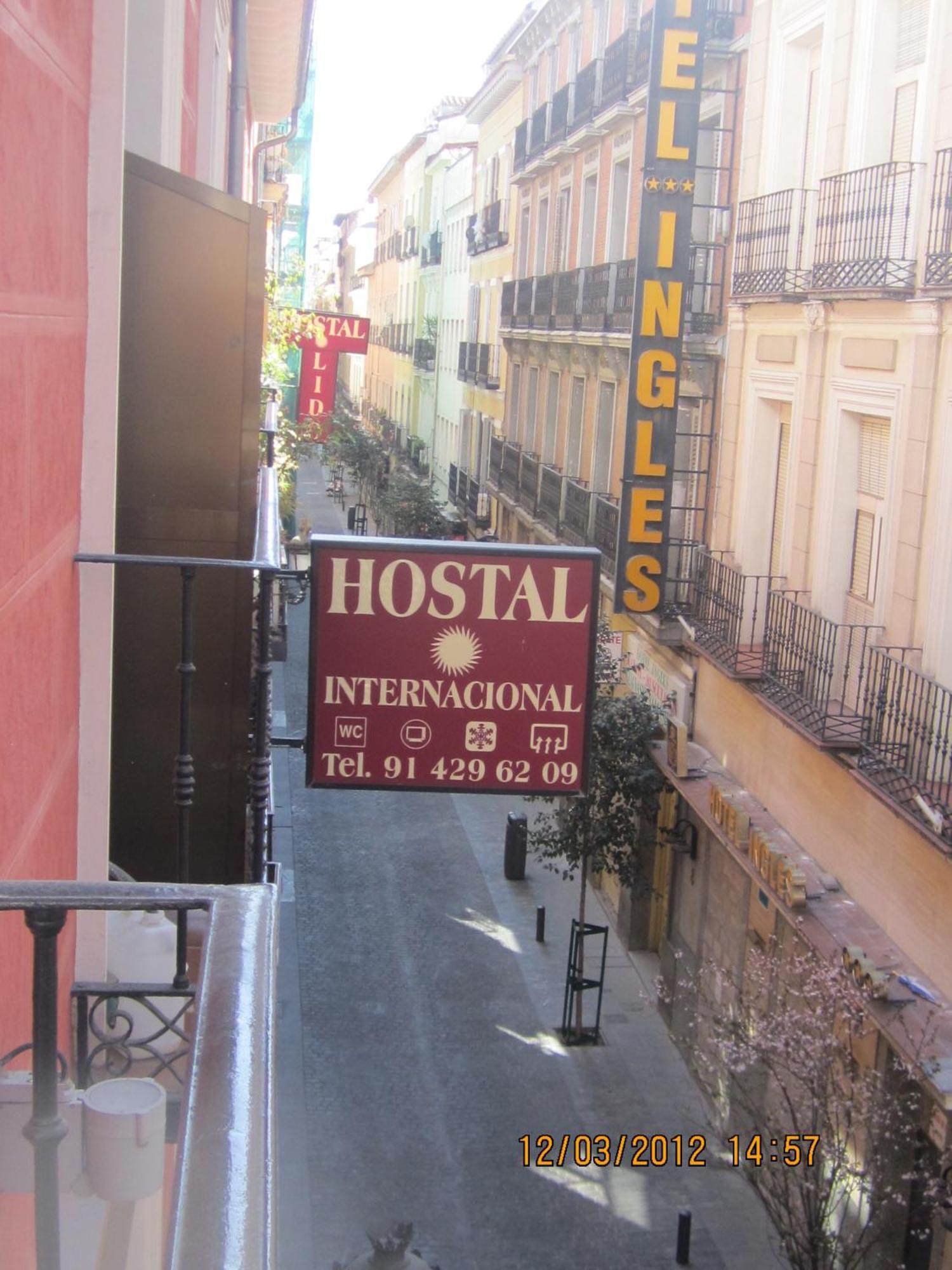 Hostal Internacional Madrid Buitenkant foto